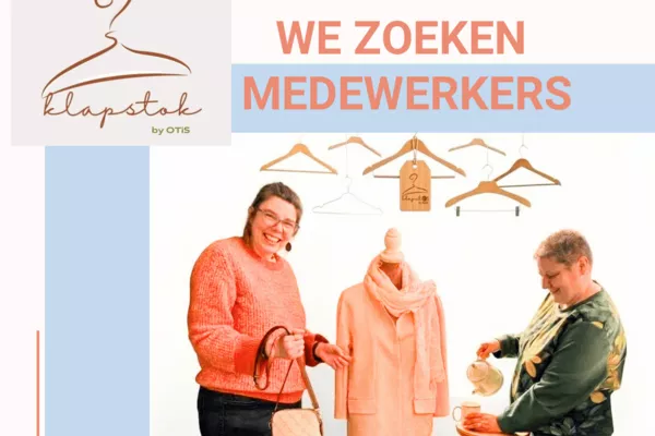 Klapstok zoekt medewerkers (geknipt)